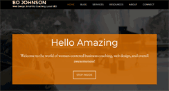 Desktop Screenshot of bonitajohnson.com